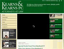 Tablet Screenshot of kearnsandkearns.com